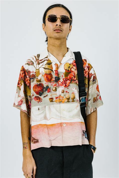 banquet thieves art prada|Prada Christophe Chemin “Banquet Thieves” Viscose Shirt.